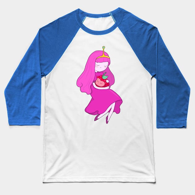 Princess Bubblegum and Wildberry Princess Baseball T-Shirt by valentinahramov